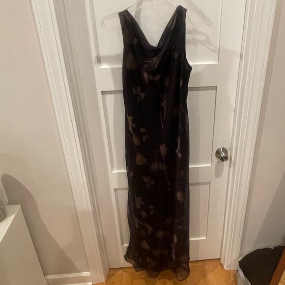 DONNA RICCO: Full-length Sleeveless dress - BROWN - Picture 1 of 4